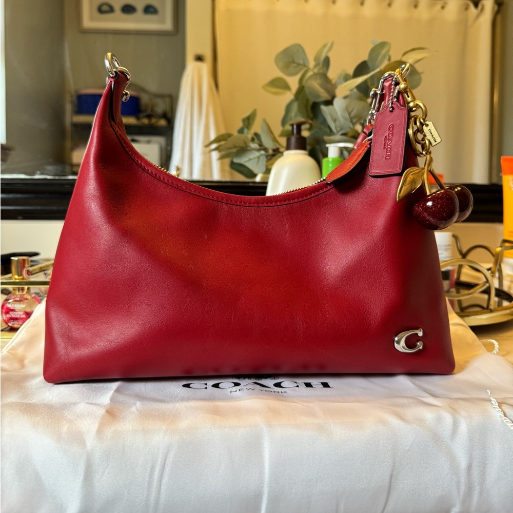 Coach Juliet Shoulder Bag in Ruby